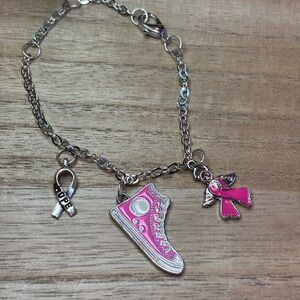 Pink Charm Bracelet
